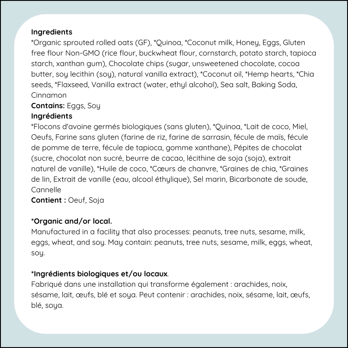 energy bars-gluten friendly
