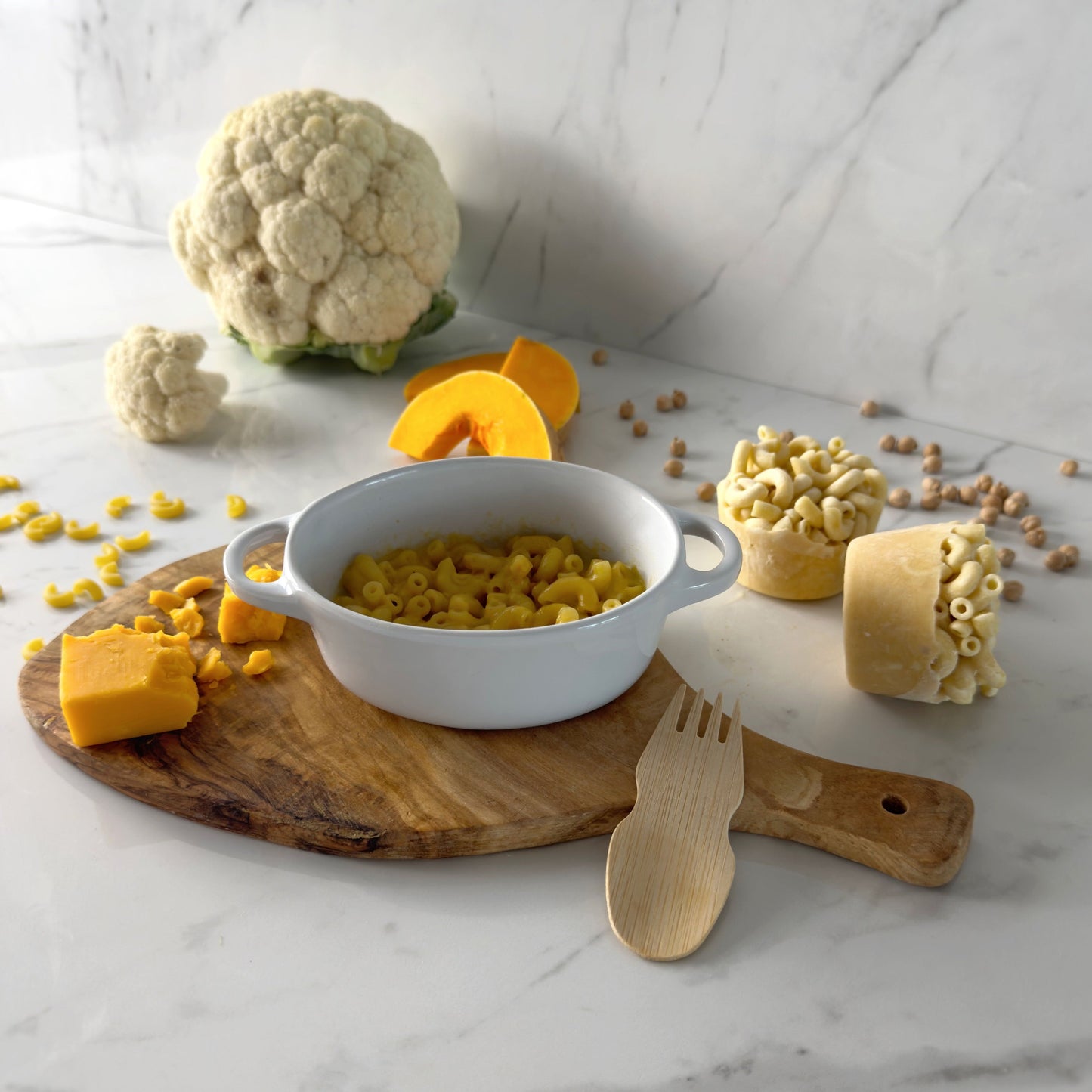 mac n' cheese with hidden veggies