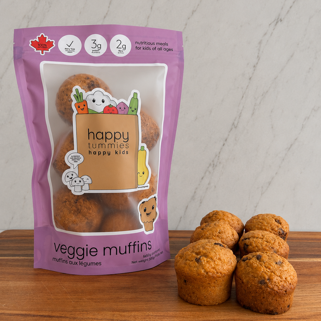 hidden veggie muffins- now dairy free!